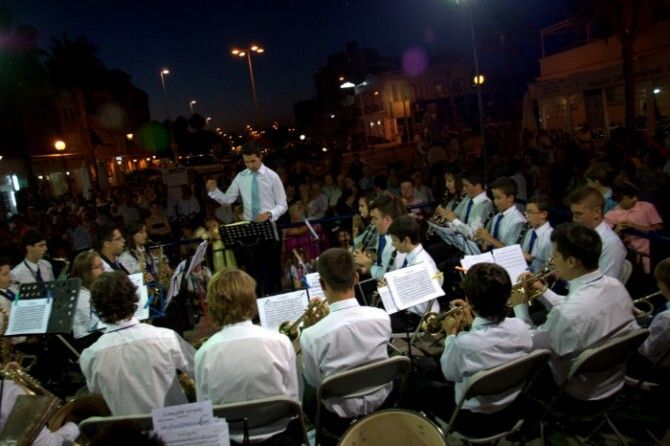 La escuela de música de Lepe ofreció un concierto en la Antilla