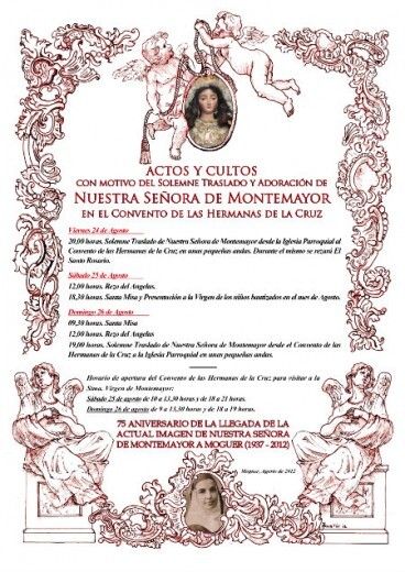 La Hermandad Matriz traslada este viernes a la Virgen de Montemayor al convento de las Hermanas de la Cruz