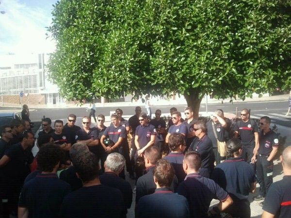 Los bomberos del Consorcio, otra vez en pie de guerra