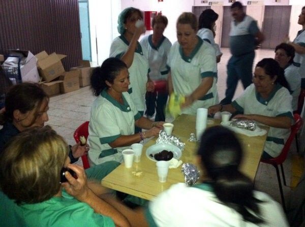 UGT denuncia que FISSA obliga a las limpiadoras del Infanta Elena a desayunar entre la basura