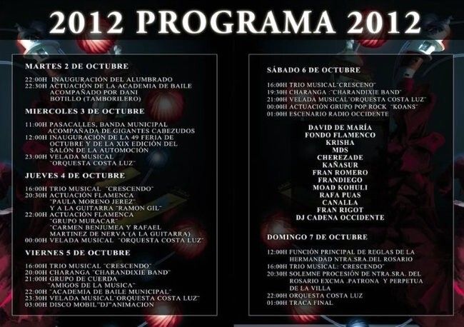La 49 Feria de Octubre de Cartaya sortea la crisis renovando oferta y contenidos