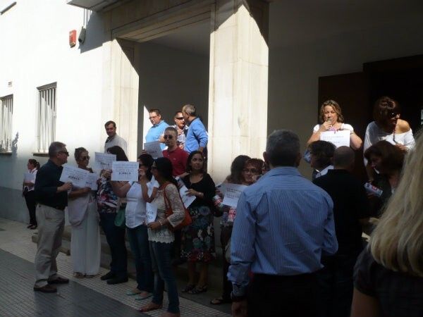 Los sindicatos protestan contra los nuevos recortes en la Administración de Justicia de Andalucía
