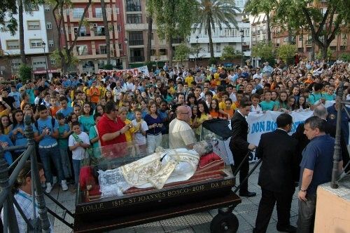 Las reliquias de Don Bosco llegan a La Merced