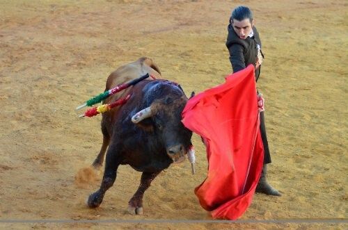 Alejandro Conquero cortó dos orejas en el festival de Ayamonte