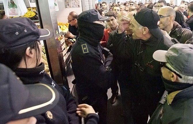 Noche de piquetes, día de protestas