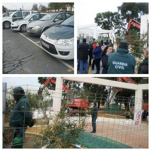 El PSOE lamenta que el alcalde del PP “imponga con antidisturbios la destrucción del parque”