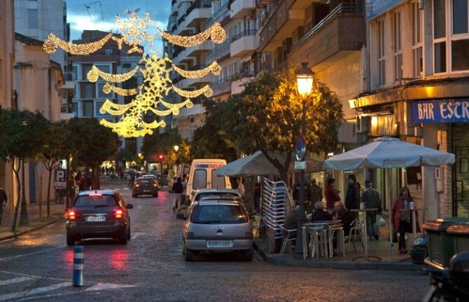 Huelva estrena su alumbrado de Navidad
