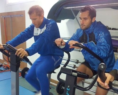 Morcillo y Cifu entrenan en el gimnasio, pero estarán ante el Xerez