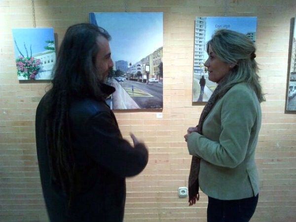 El Edificio Municipal de Bellavista acoge una exposición de pinturas al óleo de Tomás Alfaro