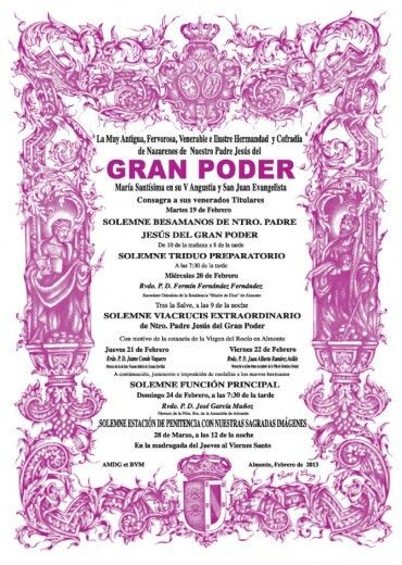 Todo listo para que den comienzo los cultos del Gran Poder de Almonte