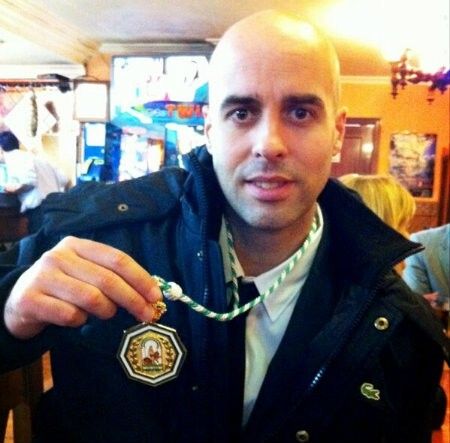 El moguereño José Manuel Sierra recibe su medalla de Andalucía