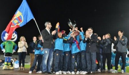El Barcelona y el Sevilla dominan las finales del Mundialito 2013
