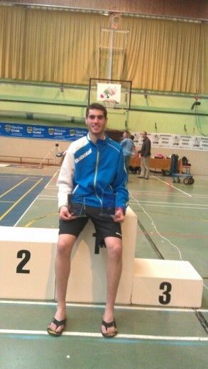 Víctor Martín, campeón de España sub-19 en dobles mixtos