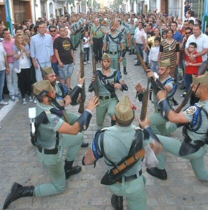 Entrada de la Banda de la Legión en La Palma