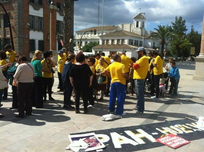 Marcha contra la estafa bancaria