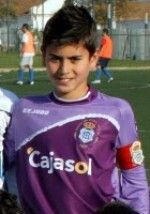 Éxito del portero alevín albiazul Adrián Hernández