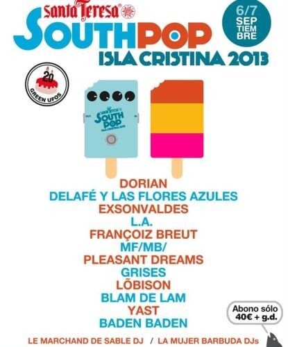 El festival ‘South Pop Isla Cristina’ cierra el cartel de actuaciones
