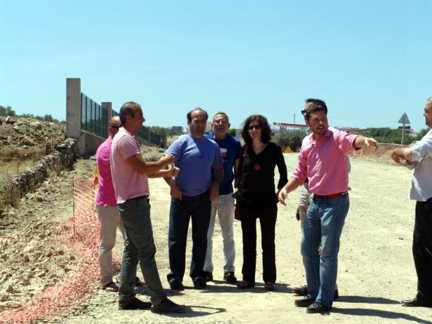 Las obras de la Junta en la carretera de Encinasola se encuentran al 60% de su ejecución