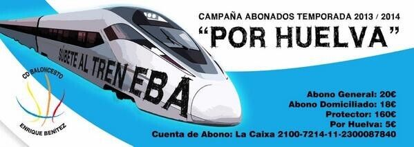El Enrique Benítez invita a subir al tren de la EBA por 20 euros