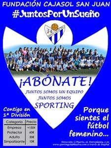 Pistoletazo de salida a la campaña de socios del Fundación Cajasol San Juan