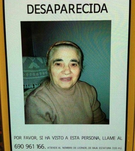 La familia de la anciana desaparecida se movilizará para exigir más medios para la búsqueda