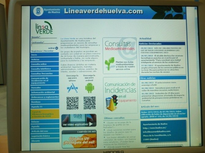 La web municipal de consultas medioambientales recibe 52.953  visitas