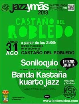 'Jazzymás' 2013 llega este sábado a la iglesia de Castaño del Robledo