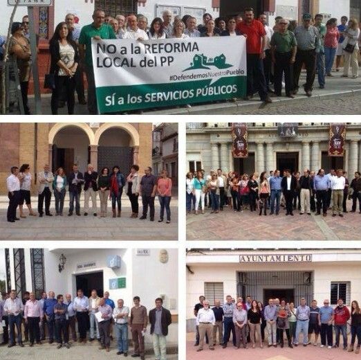 Alcaldes y portavoces socialistas harán llegar una carta a Rajoy para mostrar su rechazo a la Reformal Local