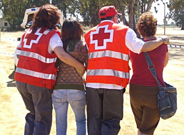 Cruz Roja Huelva participa en unas jornadas y un simulacro para mejorar la intervención en duelos por grandes catástrofes