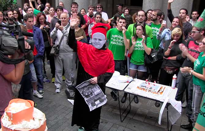 La comunidad educativa se manifiesta en Huelva contra la aprobación de la Lomce