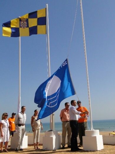El parador de Mazagón ya presume de bandera azul