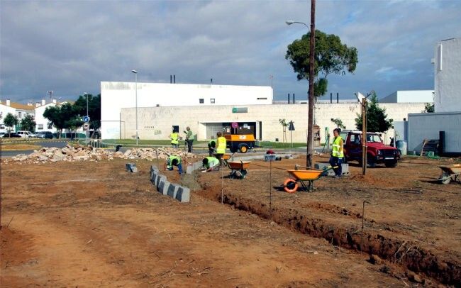 San Juan contará con una nueva rotonda en la entrada al municipio por Huelva