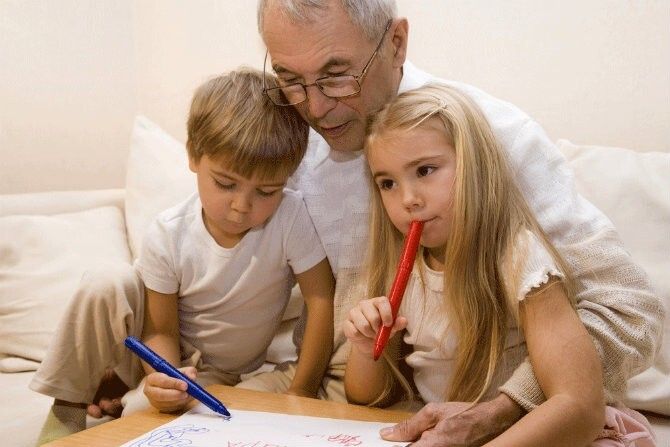 Relación entre nietos y abuelos: beneficios mutuos