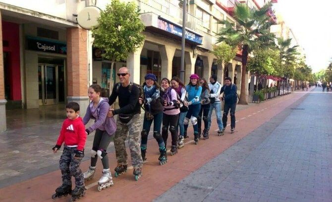 Este domingo, Huelva se mueve en patines