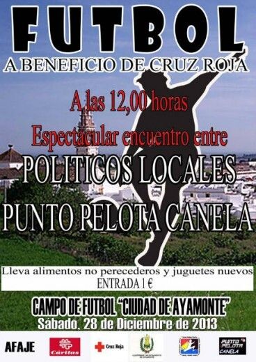 Encuentro de fútbol solidario en Ayamonte