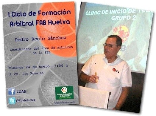 Ponencia de Pedro Rocío en el Ciclo de Formación Arbitral de FAB Huelva