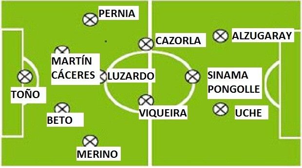 Alzugaray, Sinama y Uche, el trío de ataque que va liderando el once de la historia albiazul