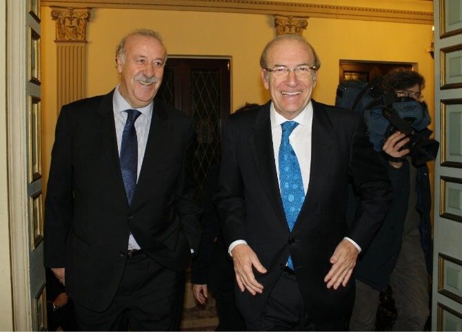 Del Bosque en Huelva: “Aquí se puso la semilla de este deporte por el que tenemos tanta pasión”