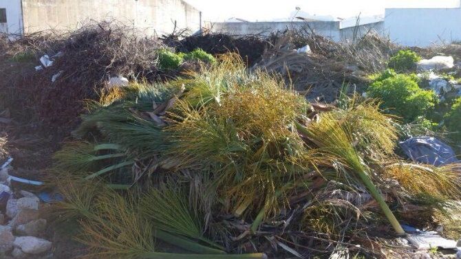 IU Bollullos denuncia la existencia de un vertedero no controlado en terrenos municipales