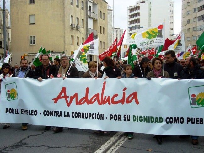 IU organiza más de veinte actos públicos en la provincia para llamar a la movilización del 28 de febrero en Sevilla