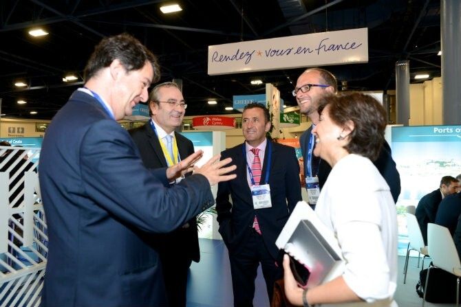 El Puerto de Huelva se promociona en la feria de cruceros más importante del mundo como puerto del Descubrimiento