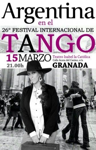 Argentina debuta este sábado cantando tango en el 26º Festival Internacional de Granada