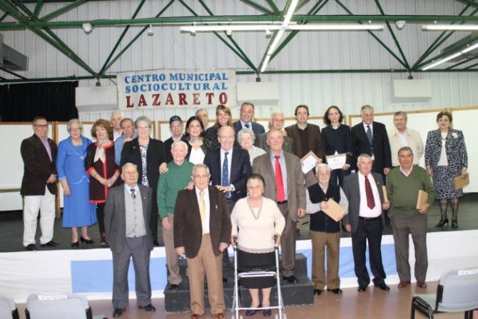 Homenaje a las juntas directivas del Club de Pensionistas del Lazareto