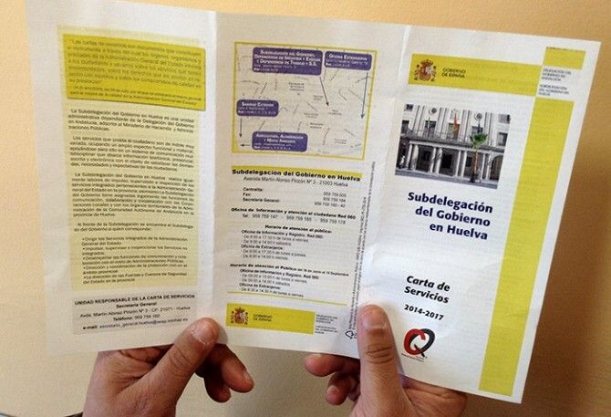 La Subdelegación publica su Carta de Servicios para el periodo 2014-2017