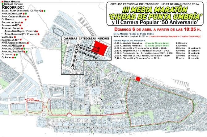 La Media Maratón Ciudad de Punta Umbría contará con más de 480 atletas