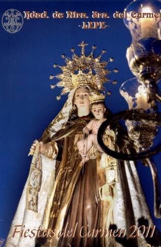 La procesión de la Nuestra Señora del Carmen cerrará la programación el sábado