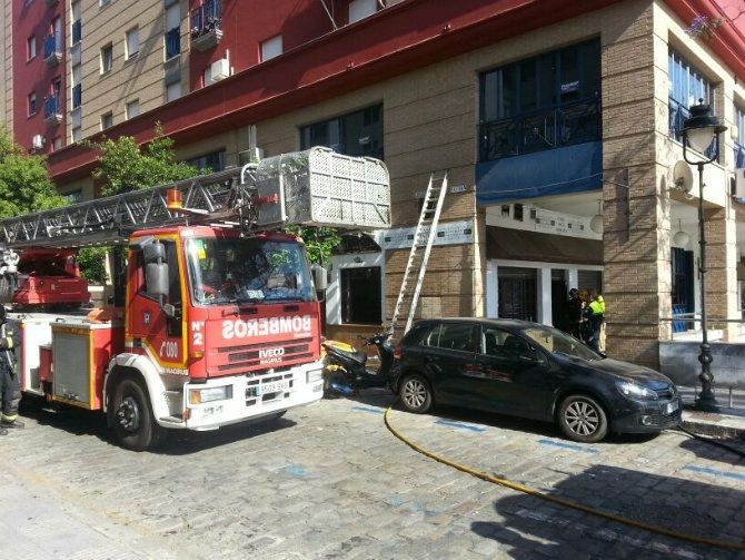 Declarado un incendio en un restaurante de Pablo Rada