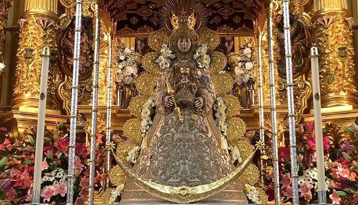 La Virgen del Rocío, lista para la Romería