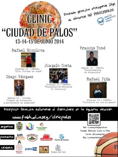 Ponentes de gran nivel en el 'Clinic Ciudad de Palos'