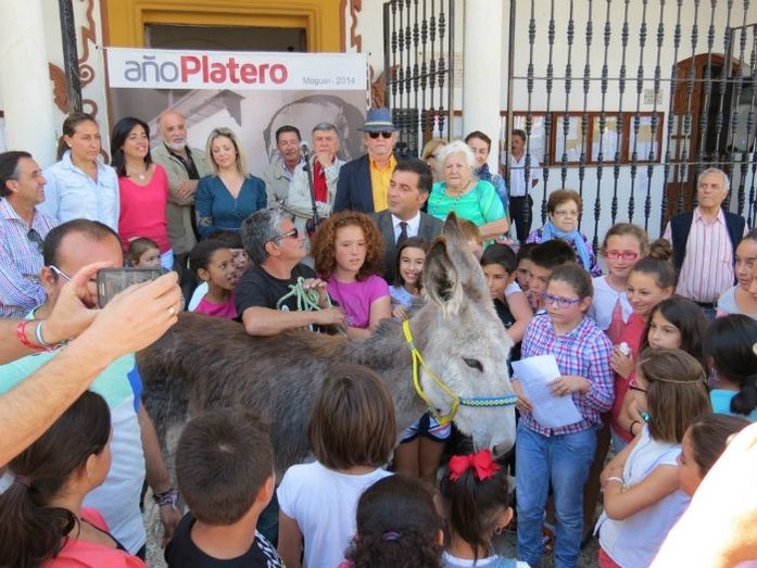 Moguer recibe a Platerilla en el aniversario de la muerte de Juan Ramón